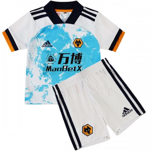 Wolverhampton Wanderers Dres Dječji Gostujući 2020/21 Kratkih Rukava Wolverhampton Wanderers Dres Dječji Gostujući 2020/21 Kratkih Rukava